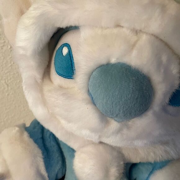 Disney Exclusive HTF Snowball White Lilo and Stitch Sky Blue and White Plush - Picture 3 of 16